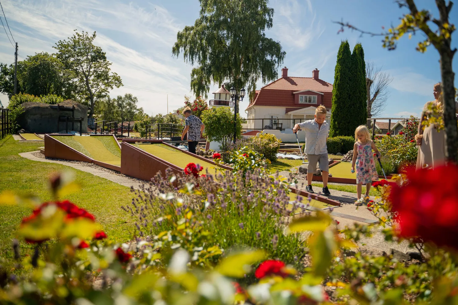 Minigolf i Färjestaden