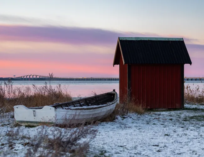 Vinter i Färjestaden