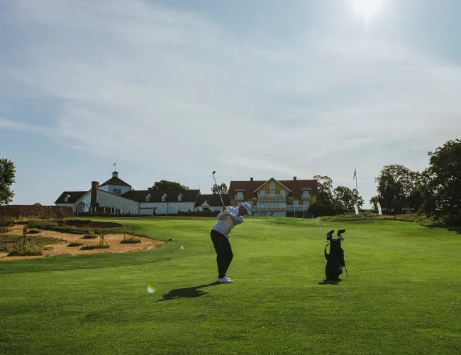 Golf på Ekerum en sensommardag